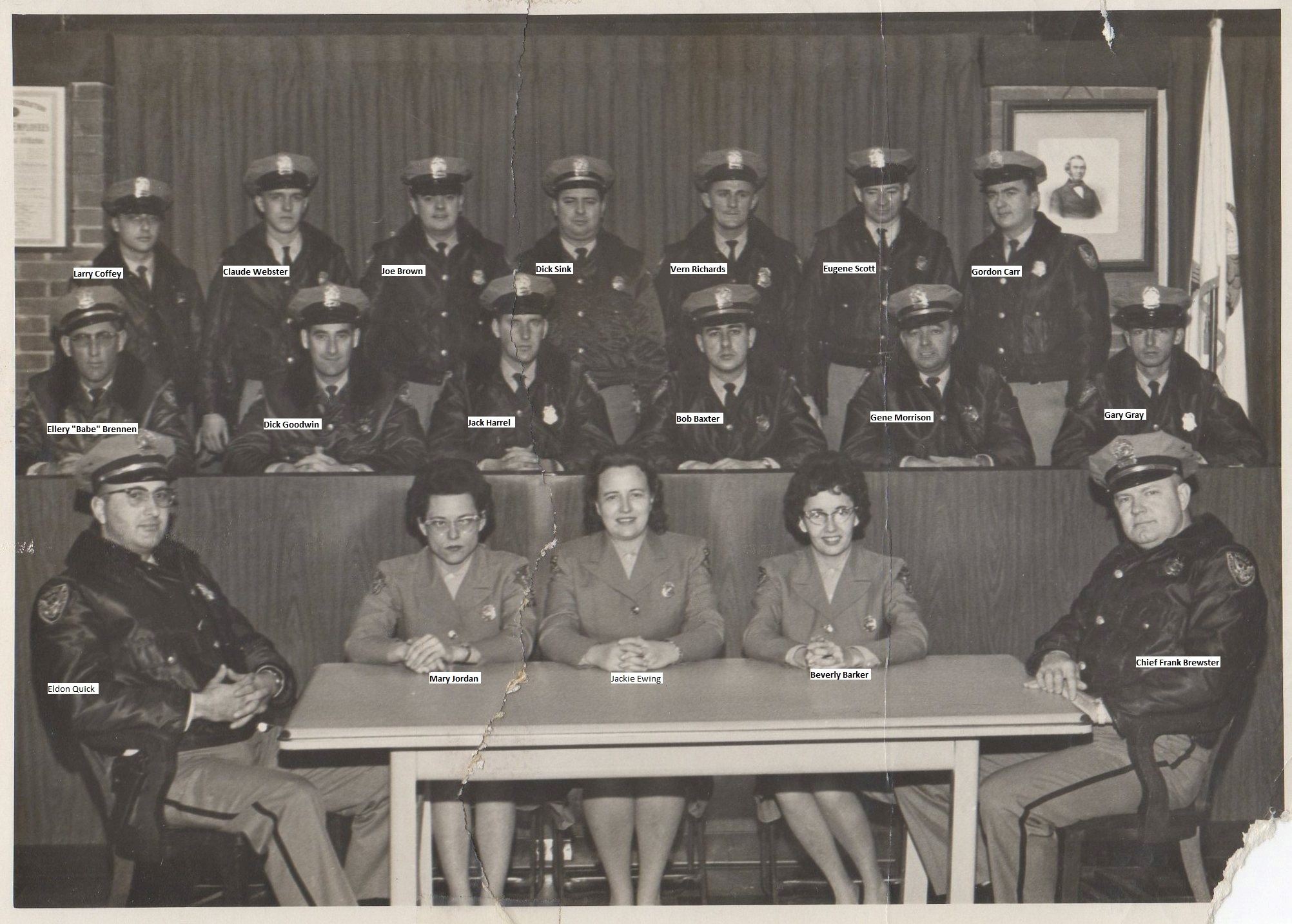 1963 Dept Photo Names Added